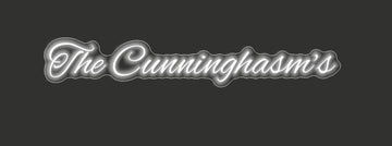 The Cunningham’s - neon sign