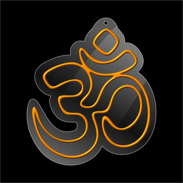 OM Led Neon Sign Board for Mandir, Pooja Room, Office, Home Decor