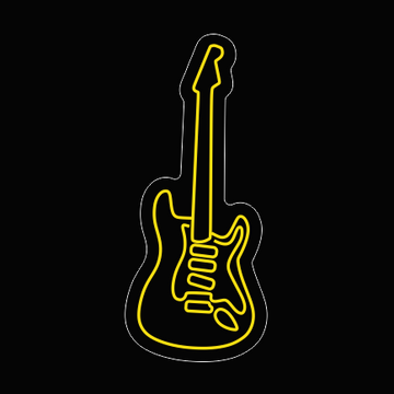 Guitar LED Neon Sign
