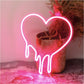 Melting Heart LED Neon Sign Board