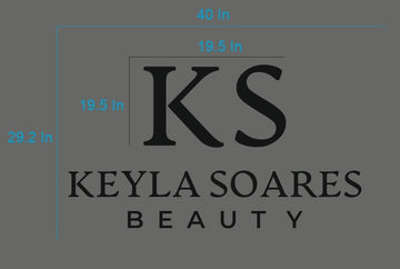 Black acrylic letters