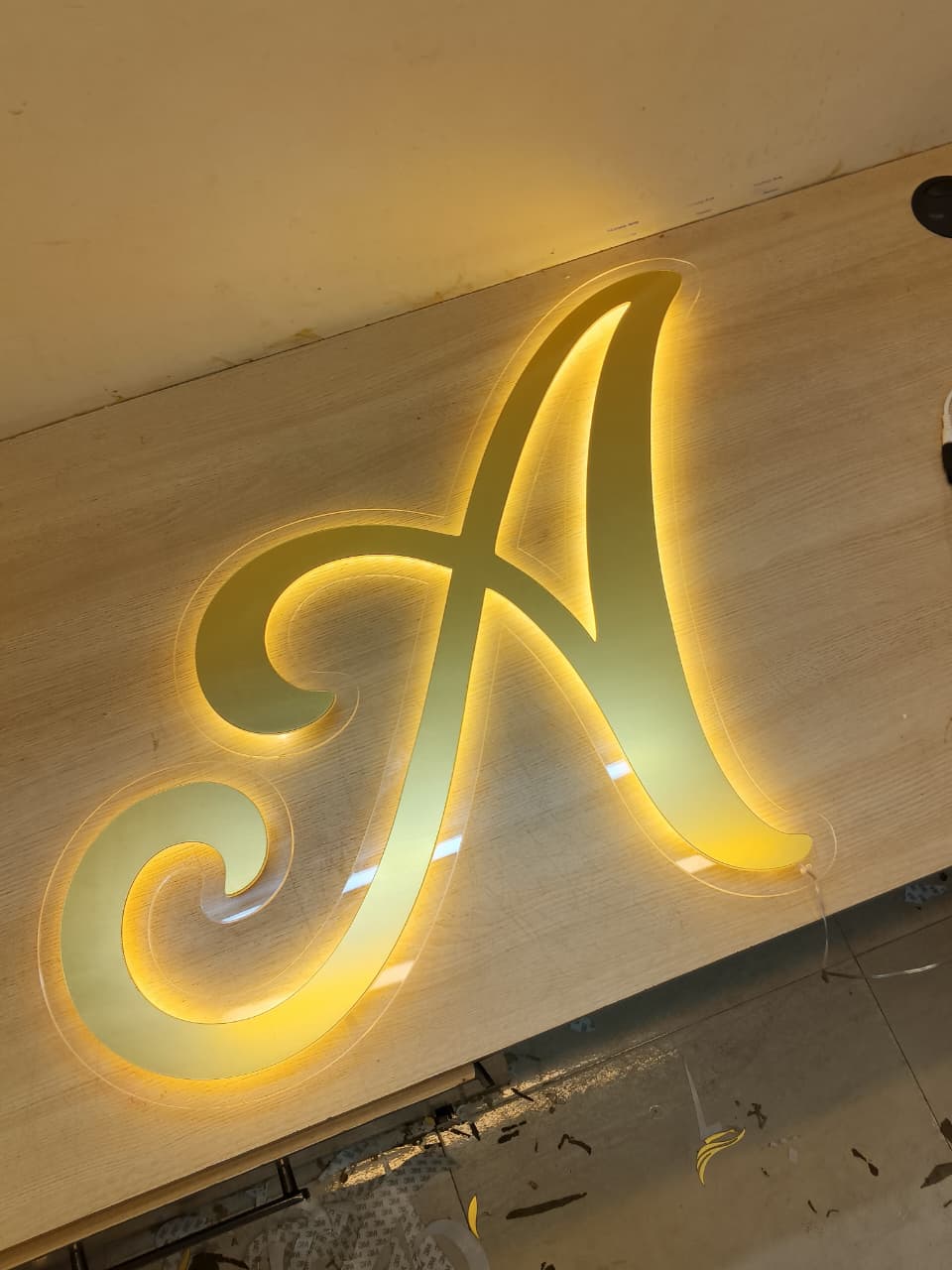 Acrylic light letters - allure
