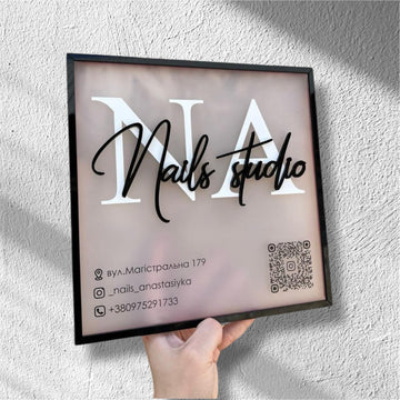 Aesthetic social media display SIGN