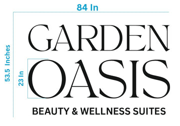 Matt Black Acrylic letters