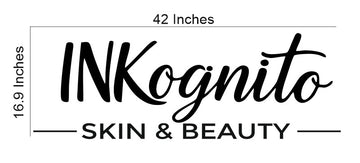Black acrylic letters
