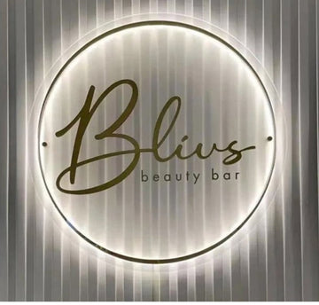 Customizable Backlit Acrylic Sign for Business and Home (Color Changing light)