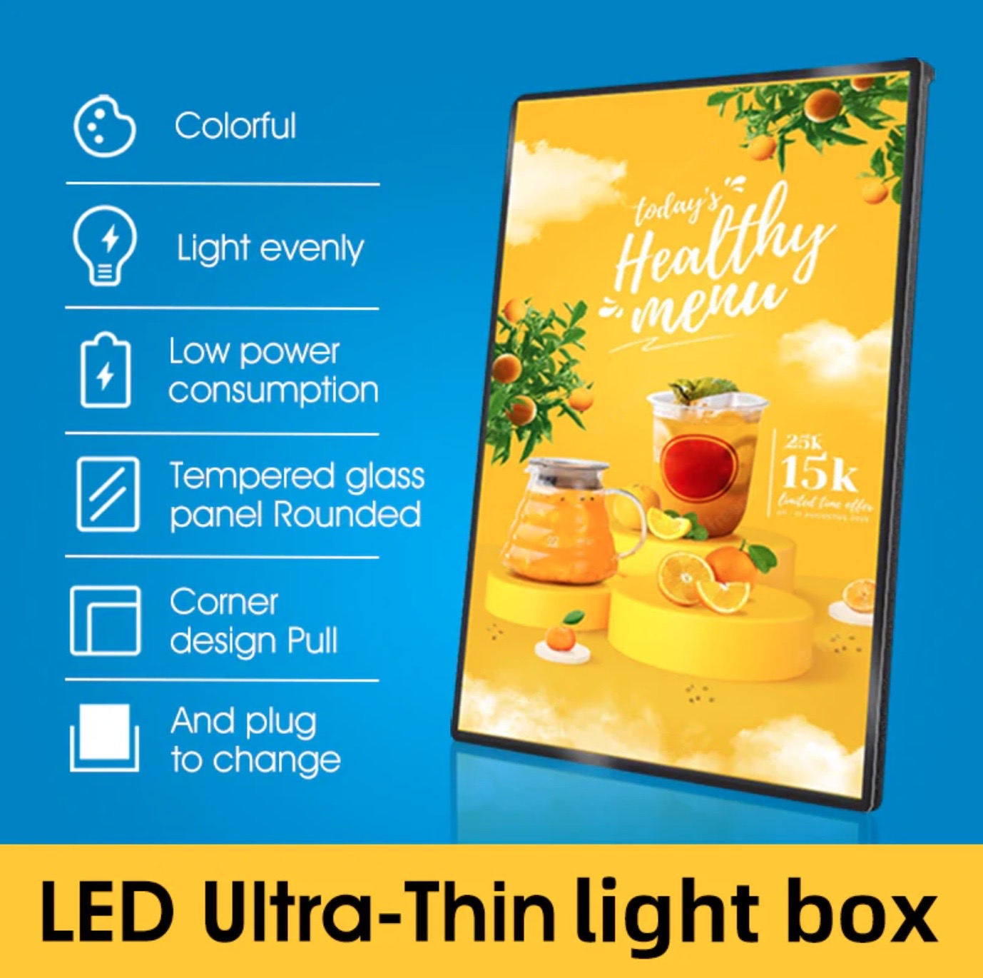 LED Backlit Poster Frame | Premium Acrylic Display – Amazing Neons