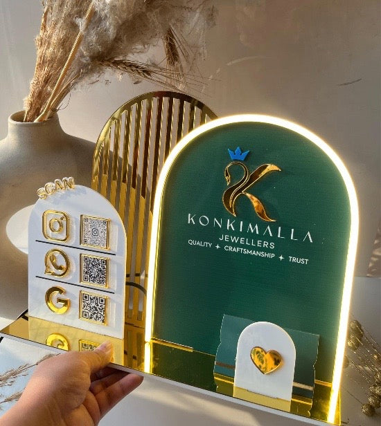 Custom QR Code Sign (With Led)