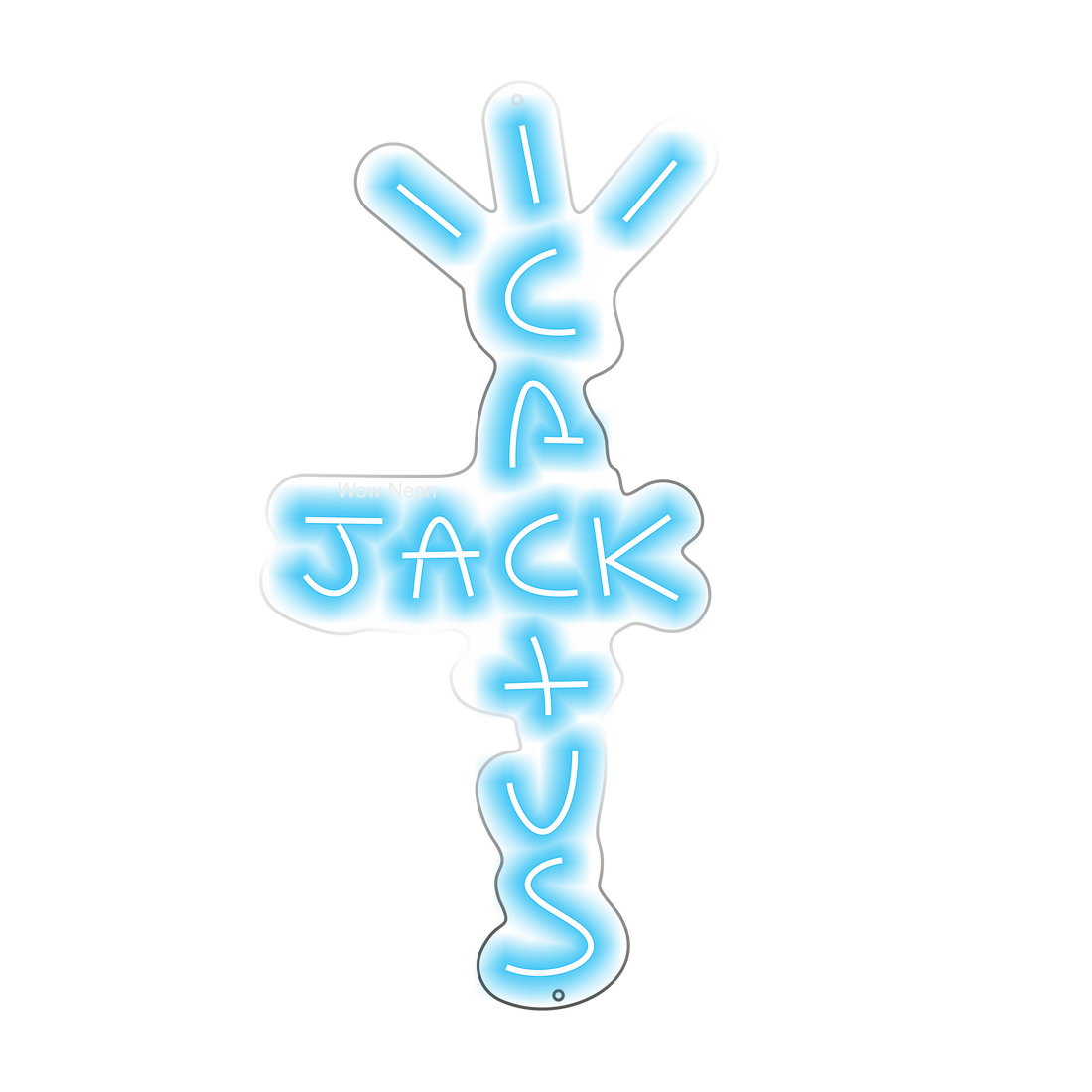 Jack Cactus LED Neon Sign