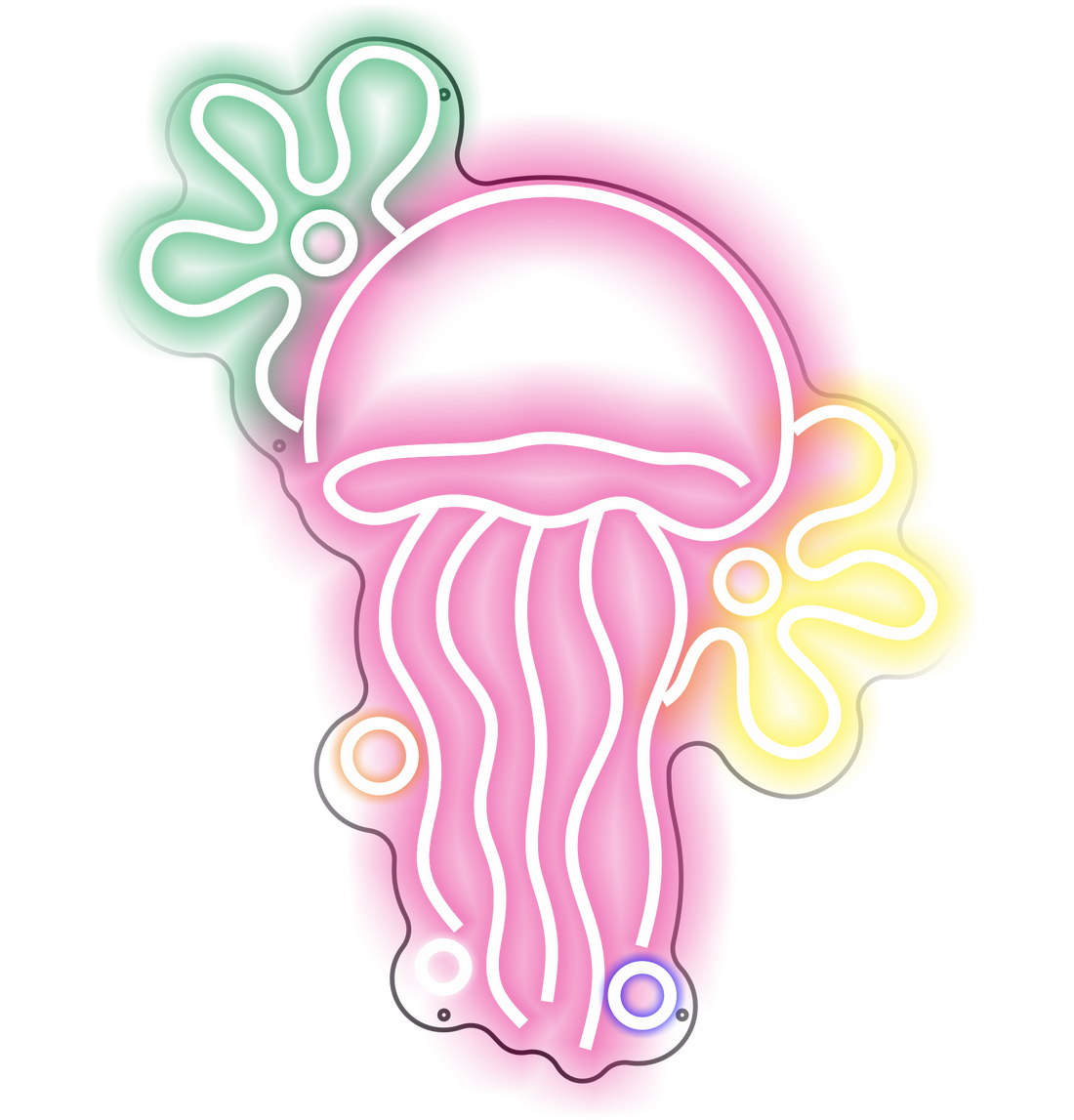Jellyfish Neon sign