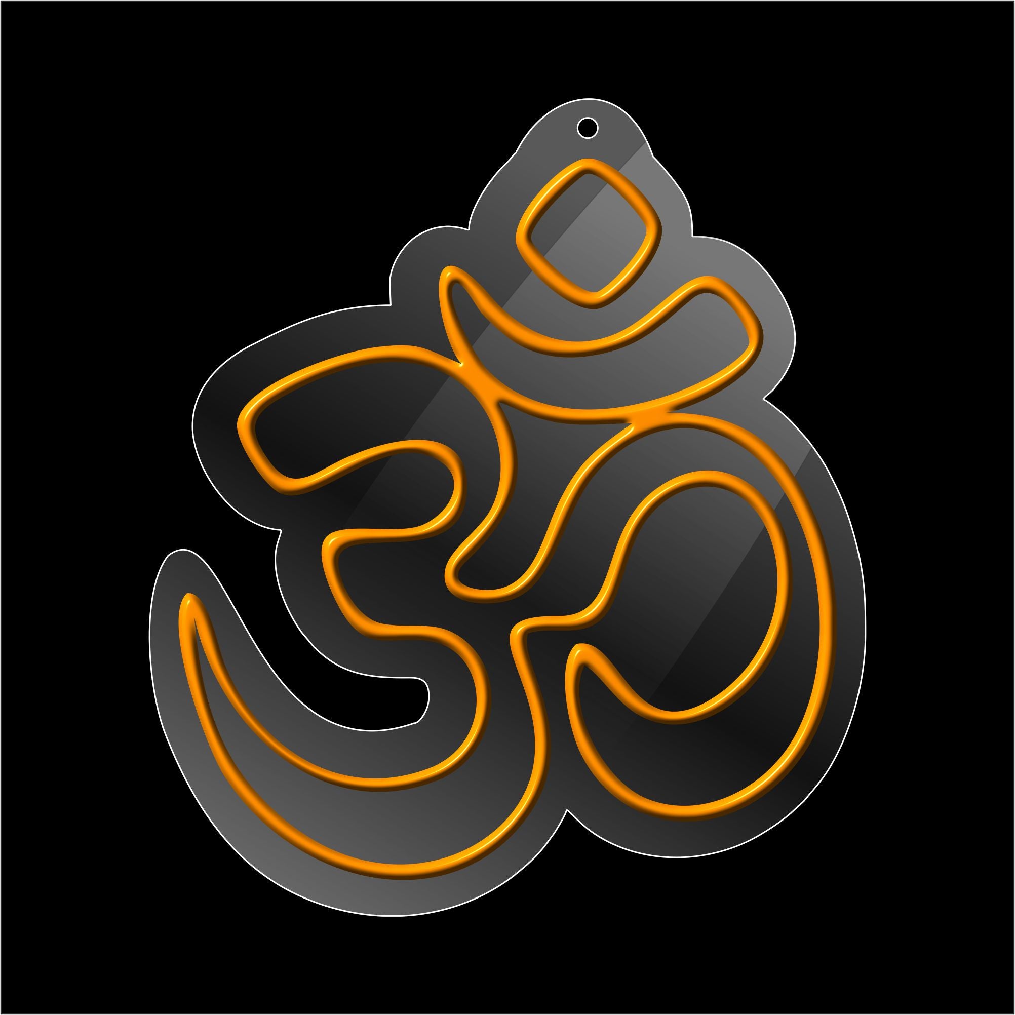 OM Led Neon Sign Board for Mandir, Pooja Room, Office, Home Decor
