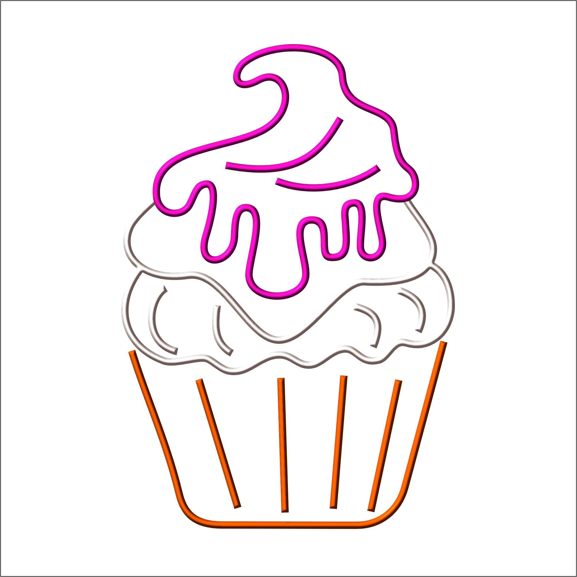 CUP Cake LED Neon Sign