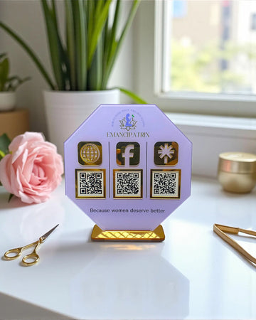 Custom Acrylic QR Code Sign