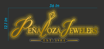 Pena Jewellers with light