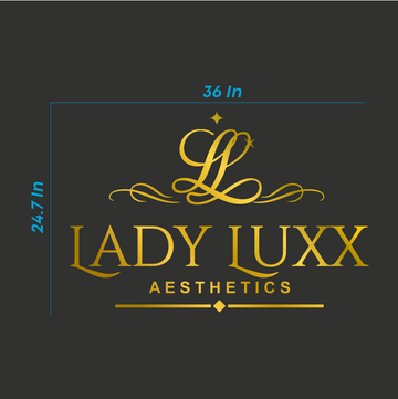 Gold Acrylic Letters — 36" Custom Name Sign