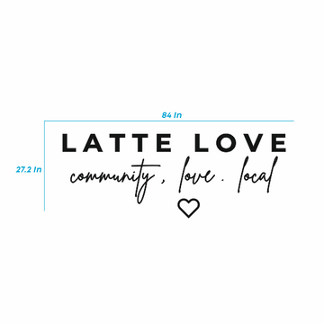 Custom Cafe Sign with QR Code — Acrylic Letters for Coffee Shops