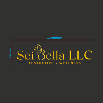 Golden Acrylic letters