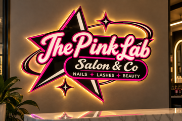 The Pink Lab 24 inches with light