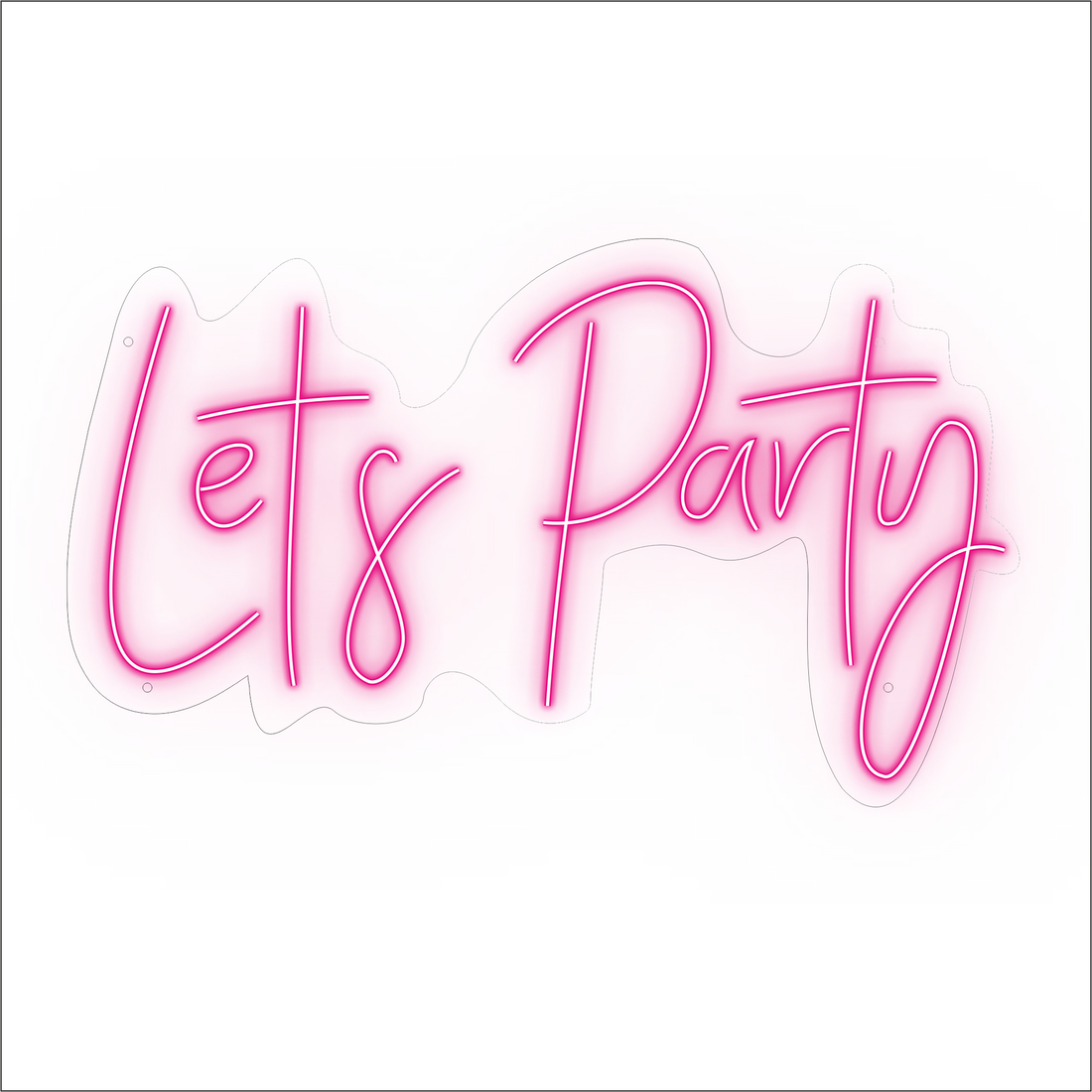 Let's Party LED Neon Sign