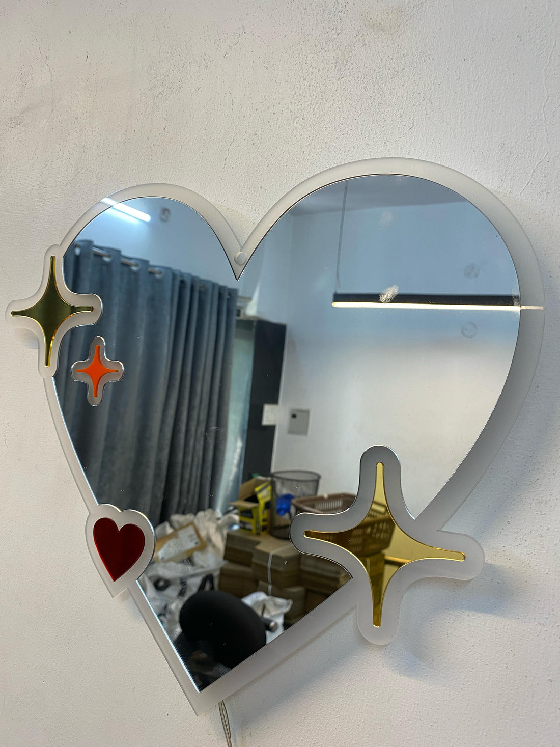 Flower Heart Neon Sign