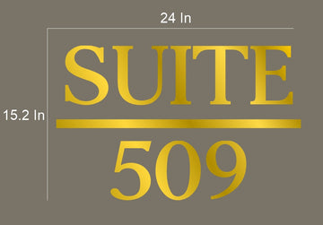 Acrylic letters - Suite 509