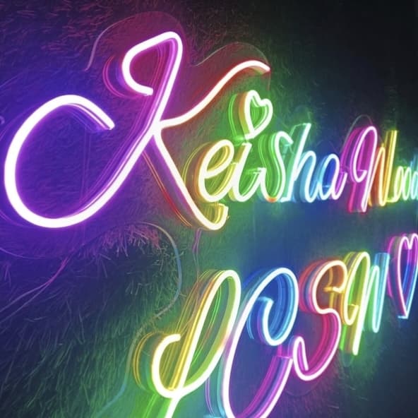 Maximize Your Visibility with Customizable RainBow Light Backlit Signs