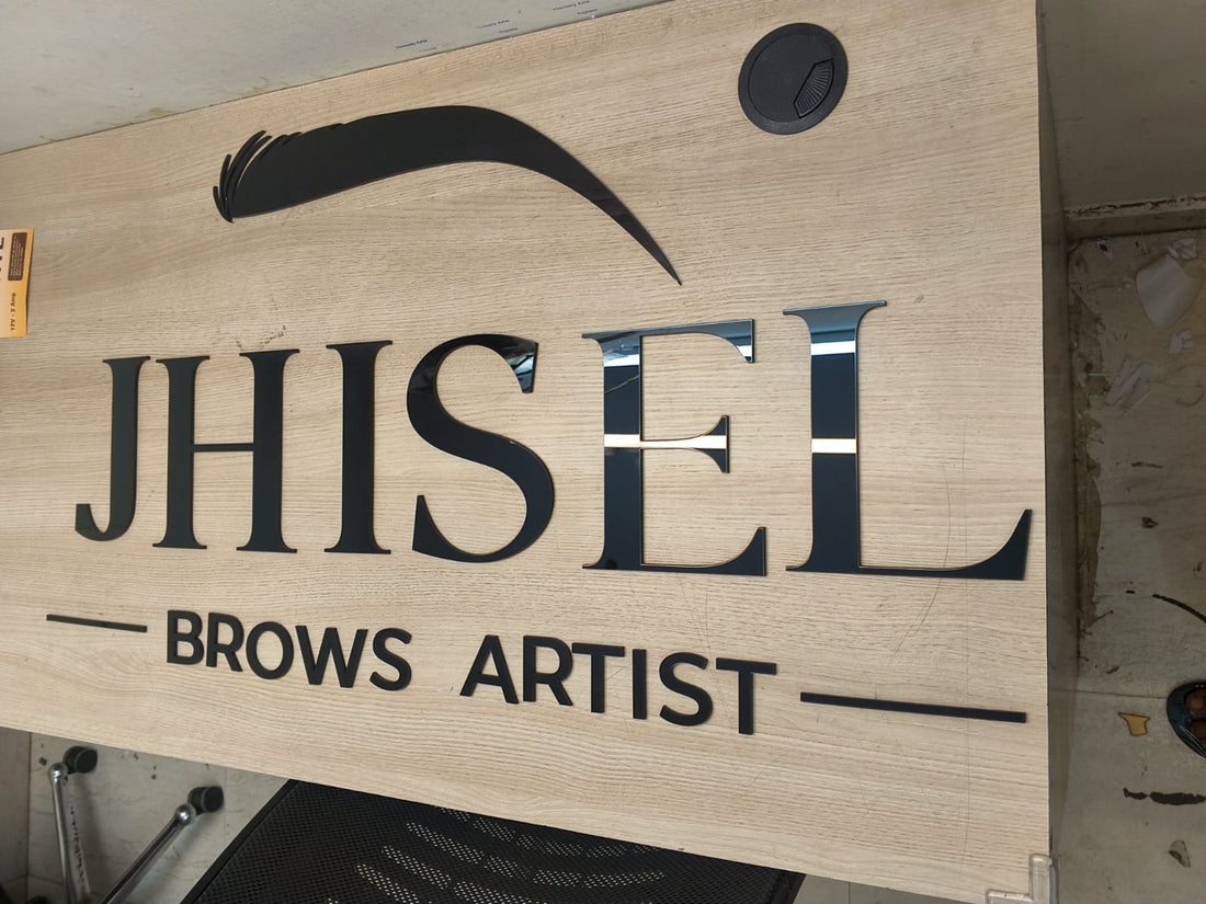 Matt Black Acrylic letters