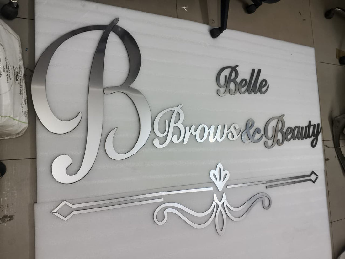 Silver Acrylic letters