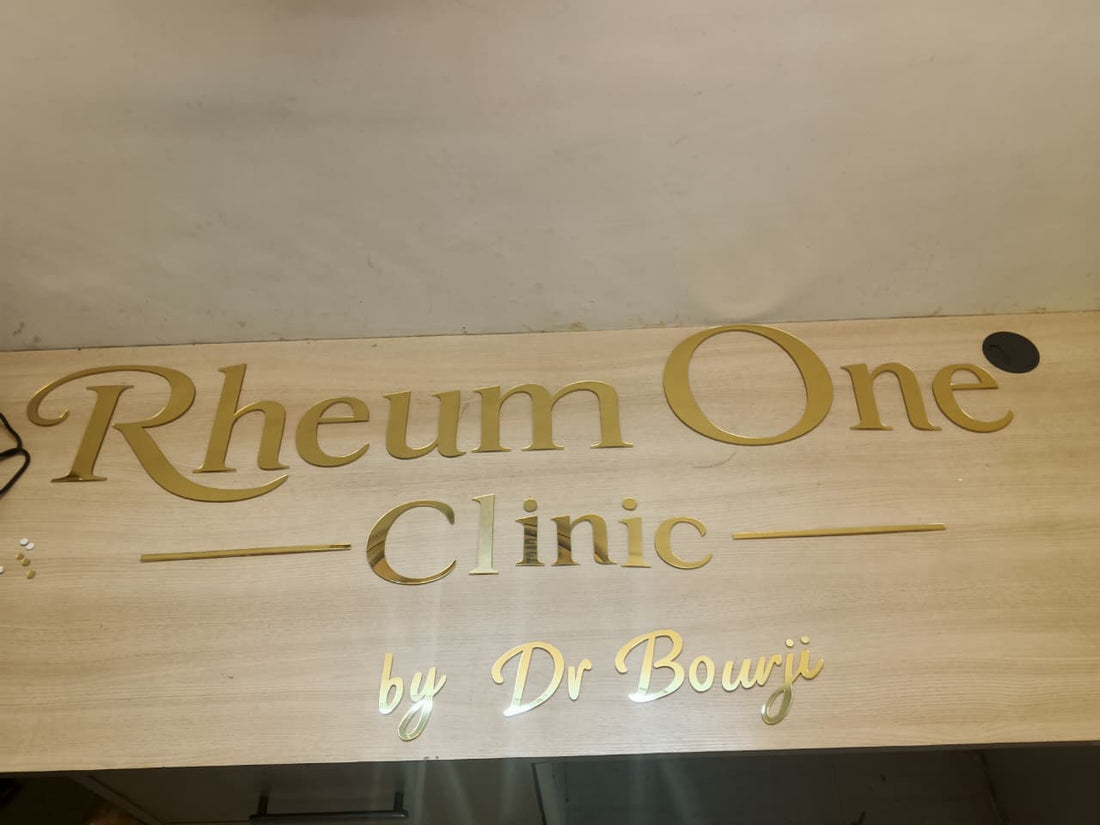 Golden Acrylic letters