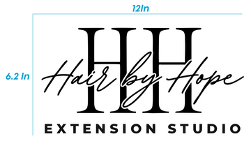 Hair by hope and Huntress 12 inches two signs