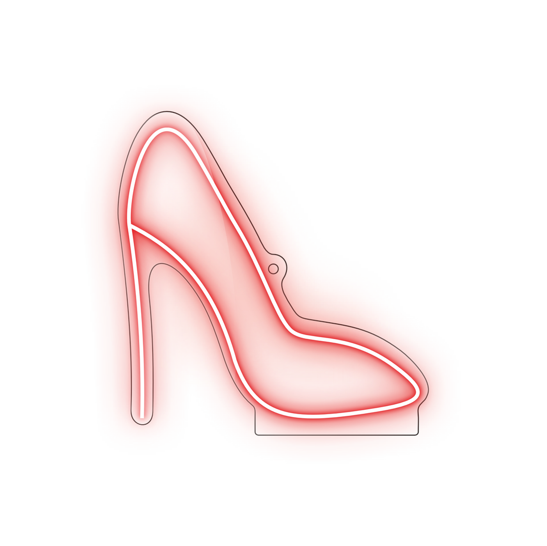 Heels Neon Sign Board