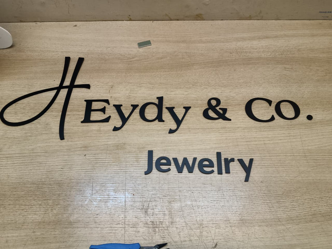 Black Acrylic letters