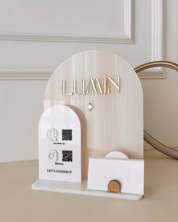 QR Code Acrylic Sign