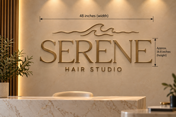 Serene Hair studio 48 inches